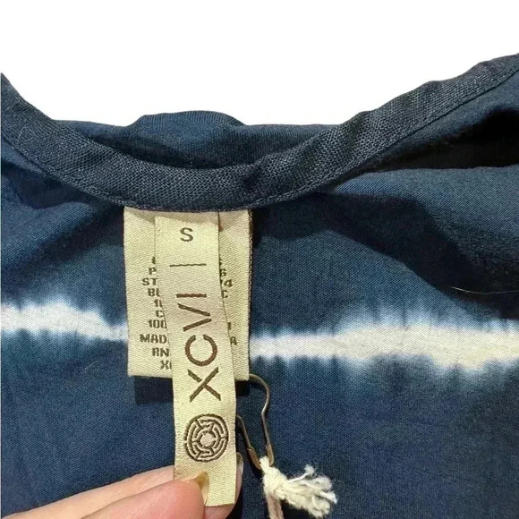 XCVI Holti Tank in Sonorous Wash Admiral - Light Linen Tie Dye - Size Small - Picture 6 of 8